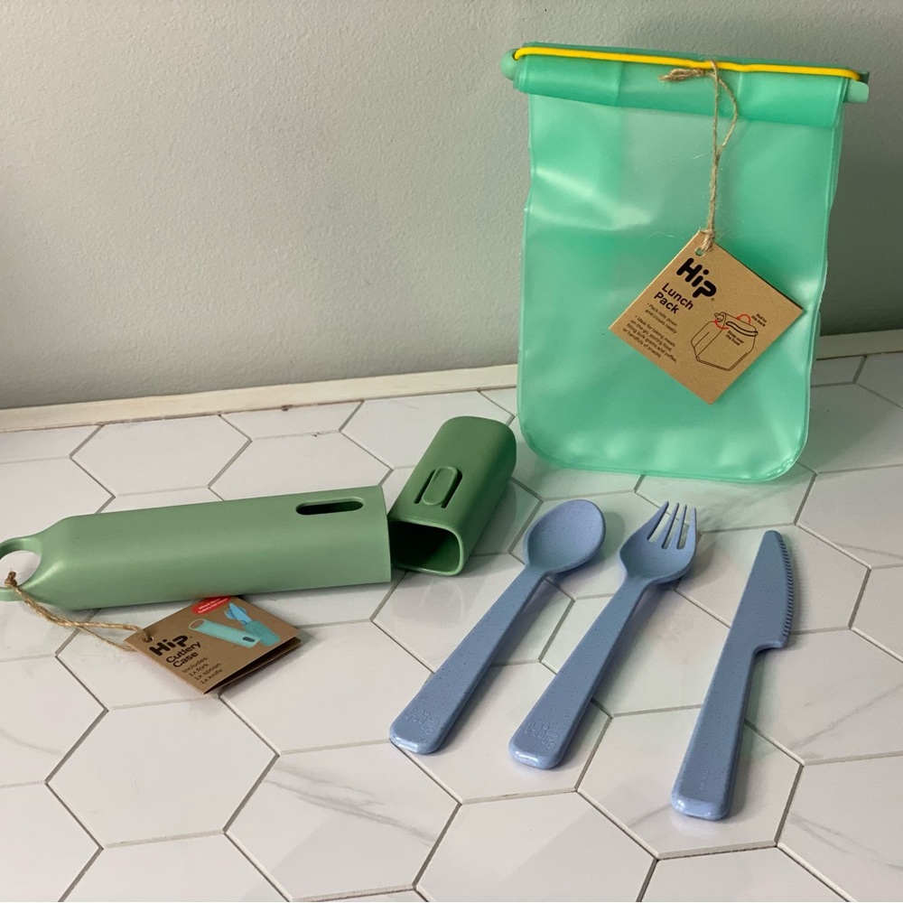 Hip Lunch Pack and Cutlery Set w/case